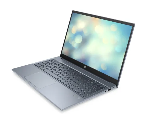 Лаптоп, HP Pavilion 15-eg2008nu Fog Blue, Core i7-1255U(up to 4.7GH/12MB/10C), 15.6" FHD IPS AG, 16GB 3200MHz 2DIMM, 512GB PCIe SSD, WiFi a/c 2x2 + BT 5, FPR, Backlit Kbd, No SD Reader, 3C Batt, Free DOS - image 2