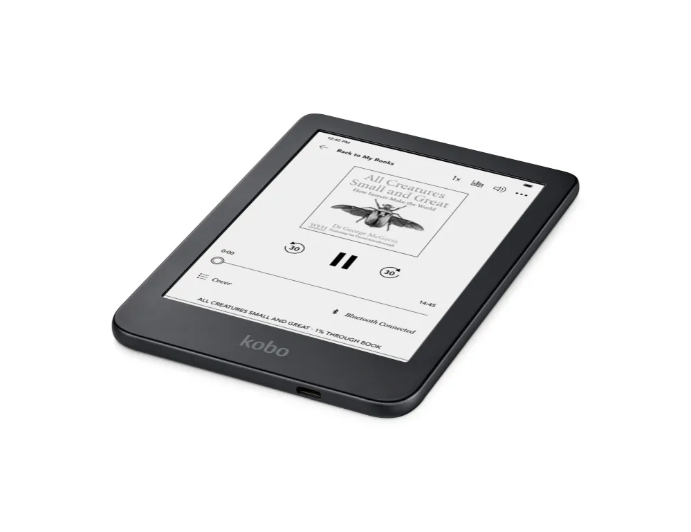 Четец за Е-книги, Kobo Clara 2E e-Book Reader, E Ink Carta 1200 touchscreen 6 inch, HD 300 PPI, 16 GB, Ocean Blue - image 1