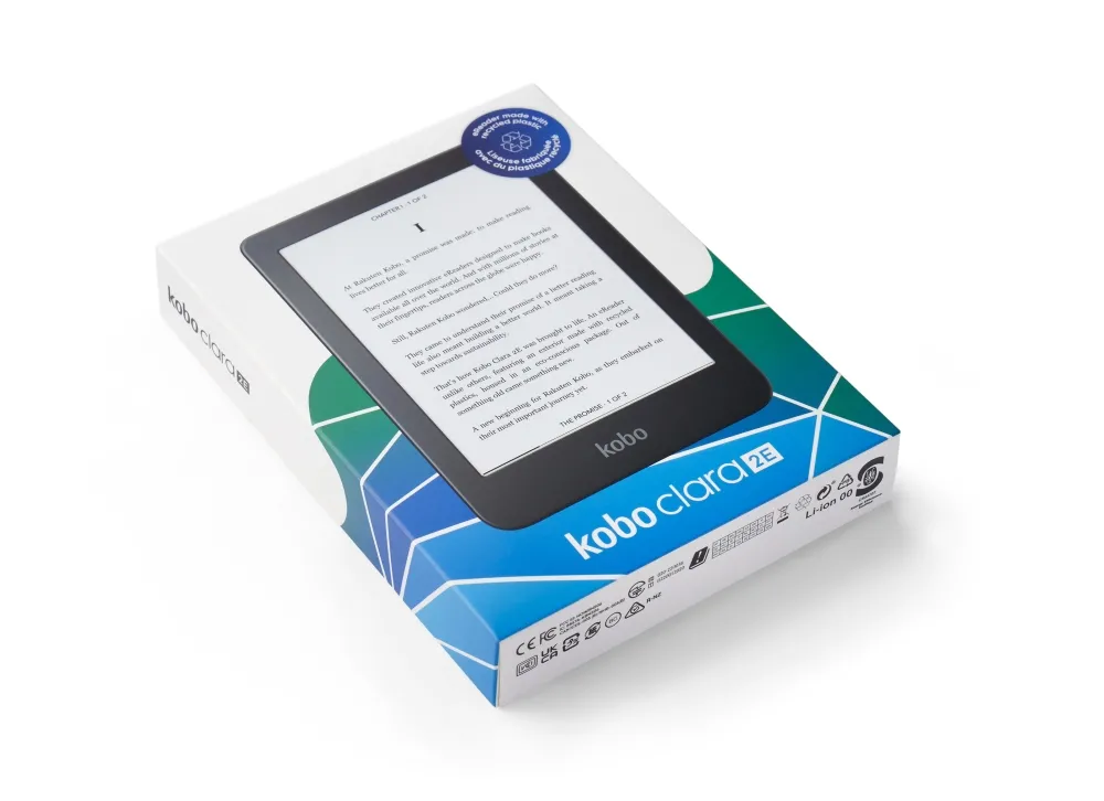 Четец за Е-книги, Kobo Clara 2E e-Book Reader, E Ink Carta 1200 touchscreen 6 inch, HD 300 PPI, 16 GB, Ocean Blue - image 3