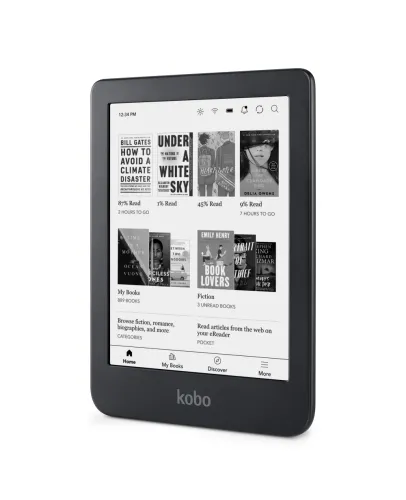 Четец за Е-книги, Kobo Clara 2E e-Book Reader, E Ink Carta 1200 touchscreen 6 inch, HD 300 PPI, 16 GB, Ocean Blue