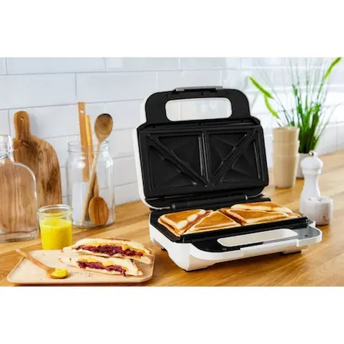 Sandwich maker, Tefal SW701110, MULTIPLATES SNACK XL, 850W, plăci extra-adânci, 2 plăci (sandvișuri triunghiulare, vafe) - 7