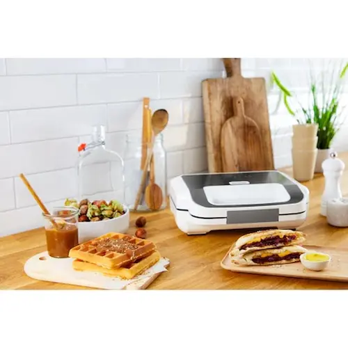 Сандвич мейкър, Tefal SW701110, MULTIPLATES SNACK XL, 850W, plates extra-deep, 2 plates (triagles sandw, waffles) - image 7