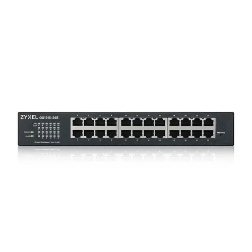 Комутатор, ZyXEL GS1915-24E, 24-port GbE Smart hybrid mode Switch, standalone or NebulaFlex Cloud, rackmount, fanless - image 2