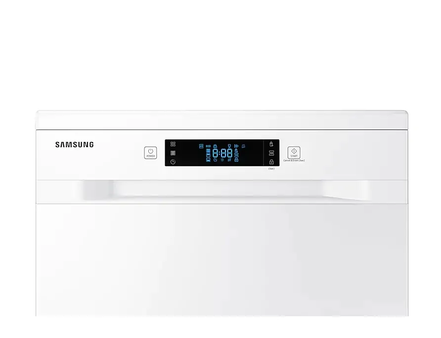 Съдомиялна машина, Samsung DW60M6040FW/EC,  Dishwasher, 60cm, 10.5l, Energy Efficiency E, Capacity 13 p/s, large display, 44dB, White - image 8