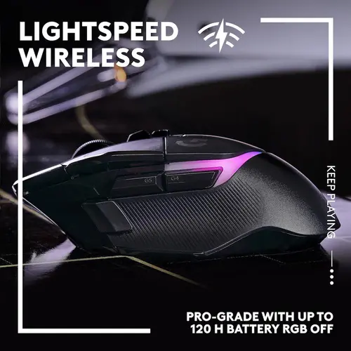 Мишка, Logitech  G502 X PLUS WL Black - EER - image 2