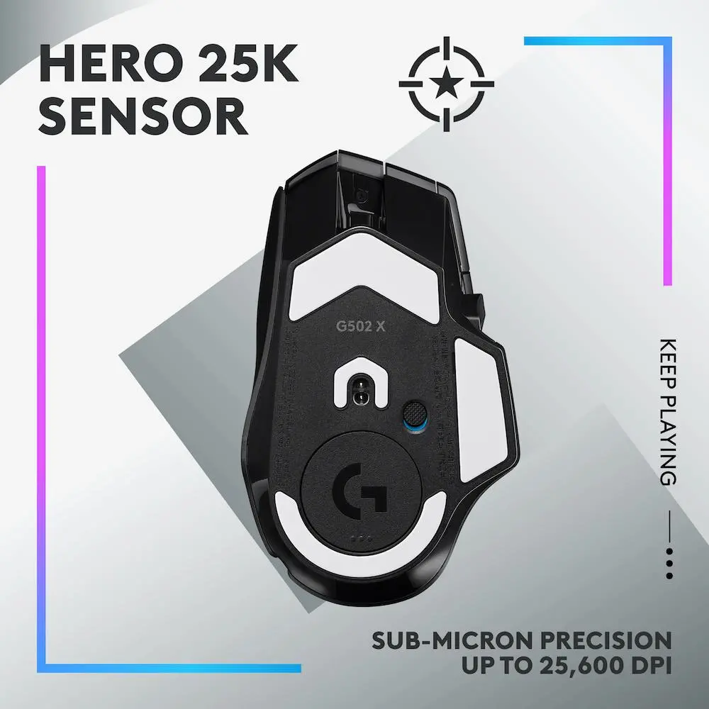 Ποντίκι, Logitech G502 X PLUS WL Μαύρο - EER - image 3