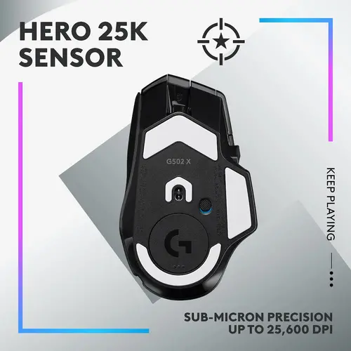 Ποντίκι, Logitech G502 X PLUS WL Μαύρο - EER - 4