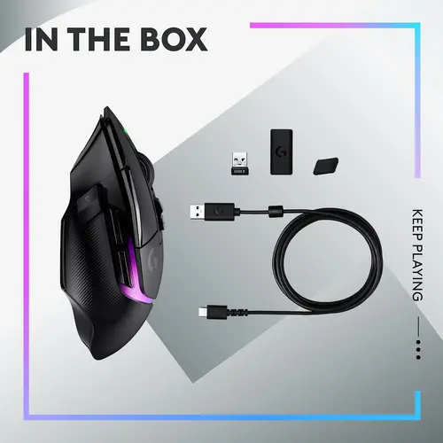 Мишка, Logitech  G502 X PLUS WL Black - EER - image 8