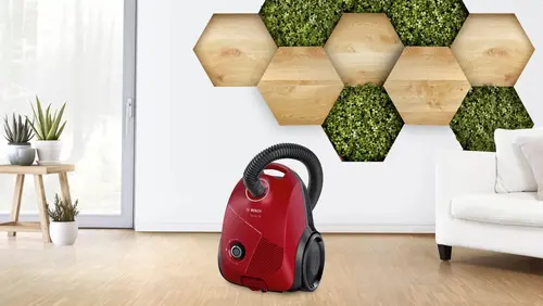 Прахосмукачка, Bosch BGBS2RD1, Vacuum cleaner with bag Red, Series 2 - image 4