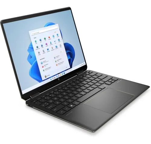 Лаптоп, HP Spectre x360 14-ef0037nn Nightfall Black Core i7-1255U(up to 4.7GH/12MB/10C), 13.5" 3k2k OLED IPS 400 nits Touch, 16GB DDR4 on-board, 1TB PCIe SSD, WiFi AX211 6E + BT5.2, FPR, Backlit Kbd, 4 Cell Batt, Win 11 Home - image 3