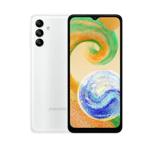 Мобилен телефон, Samsung SM-A047 Galaxy A04s 32 GB, Octa-Core (4x2.0 GHz, 4x2.0 GHz), 3 GB RAM, 6.5" 720x1600 90 Hz, 50.0 MP + 2.0 MP + 2.0 MP + 5.0 MP Selfie, 5000 mAh, Dual SIM, White