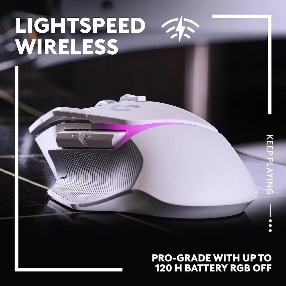 Mouse, Logitech G502 X PLUS WL Alb - EER - image 2