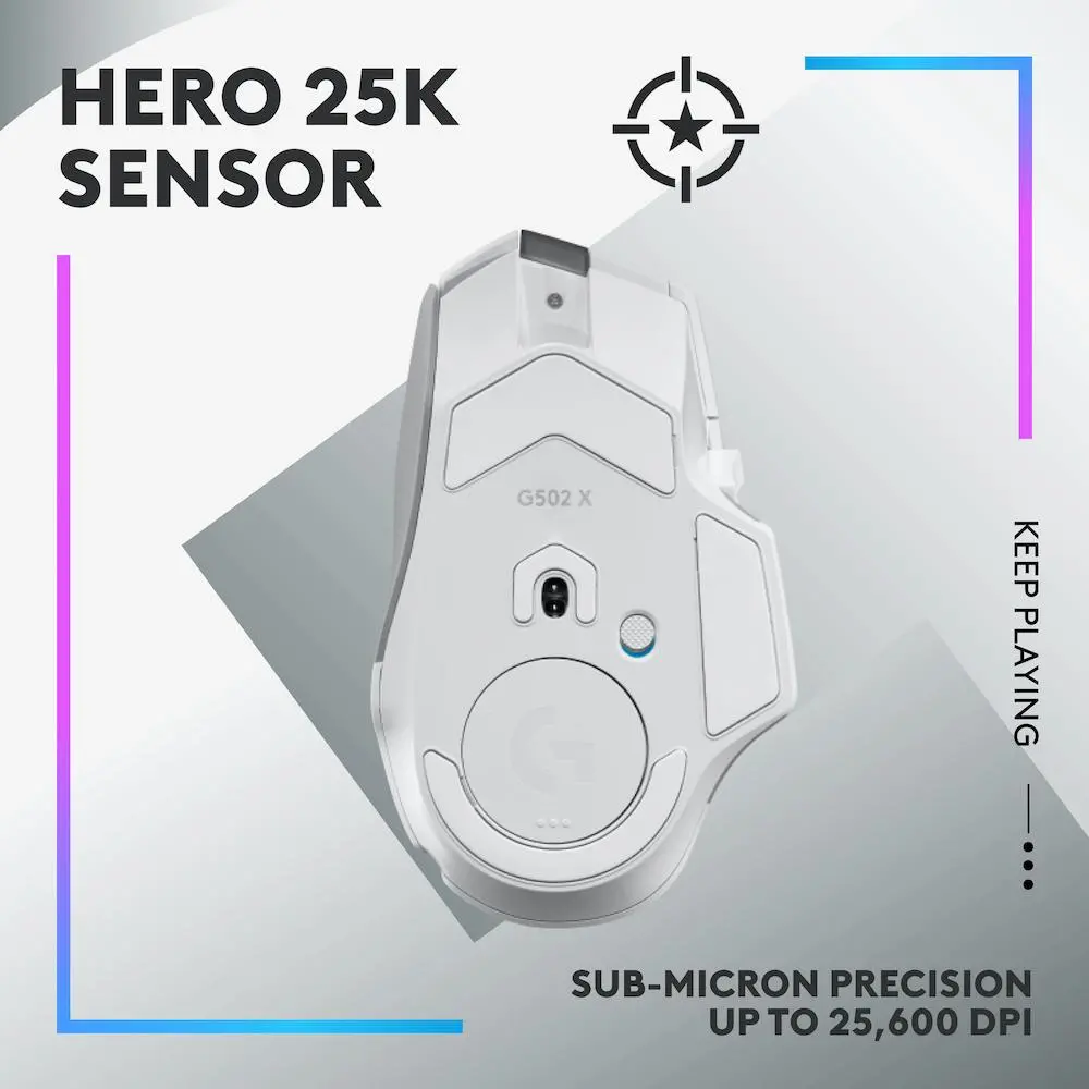 Ποντίκι, Logitech G502 X PLUS WL Λευκό - EER - image 3