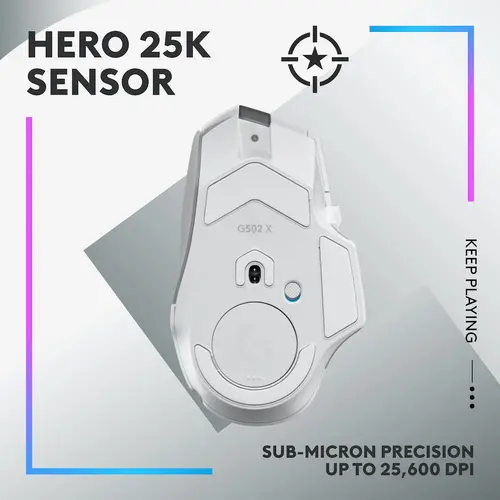 Ποντίκι, Logitech G502 X PLUS WL Λευκό - EER - 4