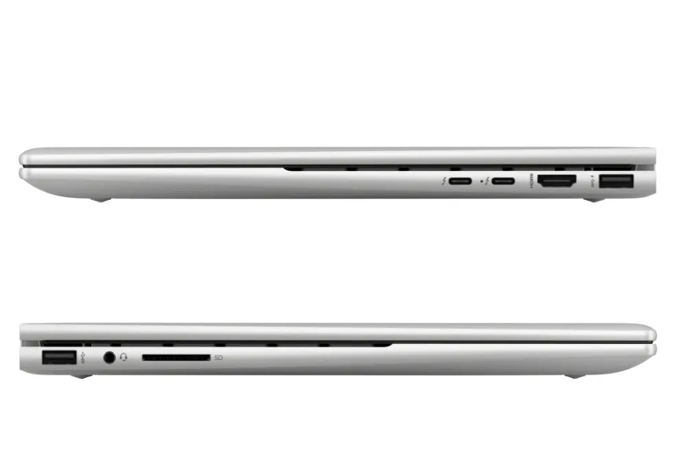 Лаптоп, HP Envy x360 15-ew0037nn Natural silver, Core i7-1260P(up to 4.7GH/18MB/12C), 15.6" FHD OLED 400nits Touch, 16GB 3200MHz 2DIMM, 512GB PCIe SSD, WiFi AX211 6E + BT5.2, Backlit Kbd, 3C Batt, Win 11 Home - image 1