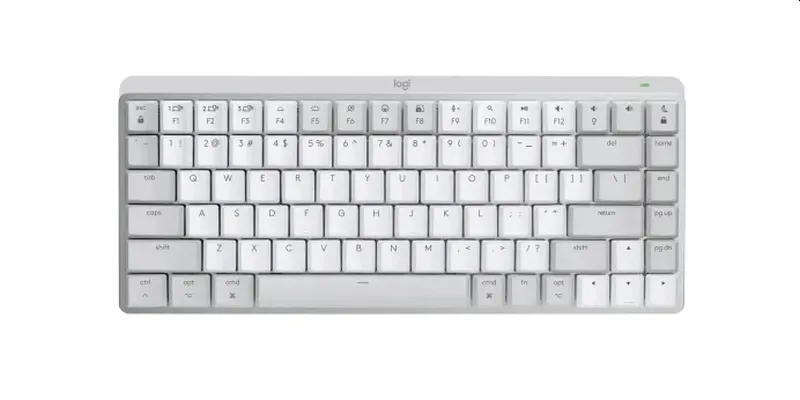 Клавиатура, Logitech MX Mechanical Mini for Mac Minimalist Wireless Illuminated Keyboard - PALE GREY - US INT'L - EMEA