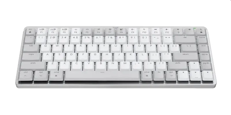 Клавиатура, Logitech MX Mechanical Mini for Mac Minimalist Wireless Illuminated Keyboard - PALE GREY - US INT'L - EMEA - image 1