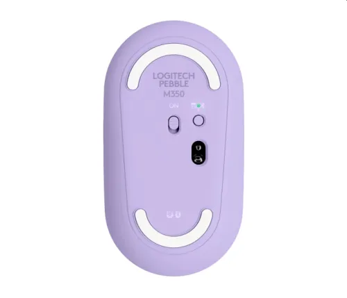 Мишка, Logitech Pebble M350 Wireless Mouse - LAVENDER LEMONADE - EMEA-914 - image 3