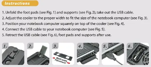 Стойка, Neomounts Notebook Cooler (cools 15 degrees celcius) - image 1