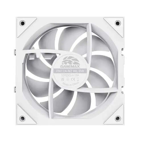 Gamemax Комплект вентилатори Fan Pack 3-in-1 3x120mm - FN12A-N2 WL-RW - Reverse, Daisy-Chain, A-RGB, White - 11
