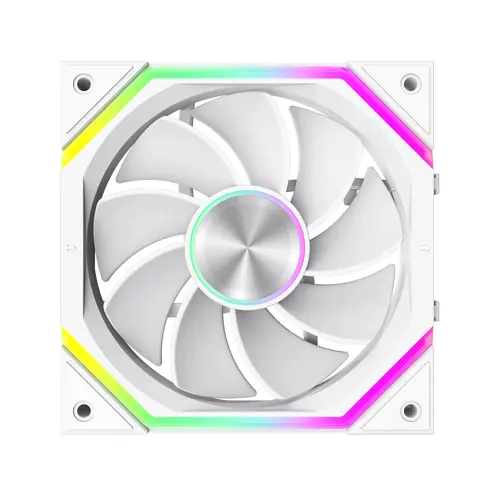 Gamemax Комплект вентилатори Fan Pack 3-in-1 3x120mm - FN12A-N2 WL-RW - Reverse, Daisy-Chain, A-RGB, White - 7