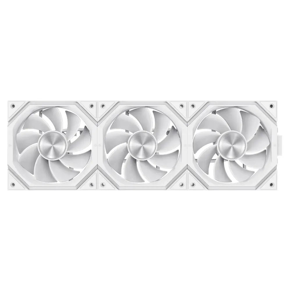 Gamemax Комплект вентилатори Fan Pack 3-in-1 3x120mm - FN12A-N2 WL-RW - Reverse, Daisy-Chain, A-RGB, White - image 8