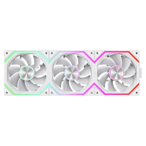 Gamemax Комплект вентилатори Fan Pack 3-in-1 3x120mm - FN12A-N2 WL-RW - Reverse, Daisy-Chain, A-RGB, White - 1