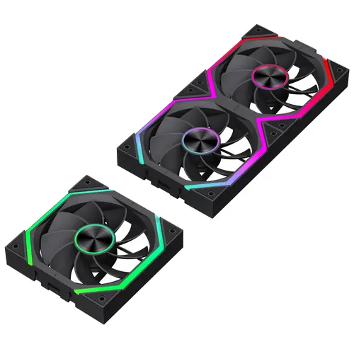 Gamemax Комплект вентилатори Fan Pack 3-in-1 3x120mm - FN12A-N2 WL-R - Reverse, Daisy-Chain, A-RGB - 4