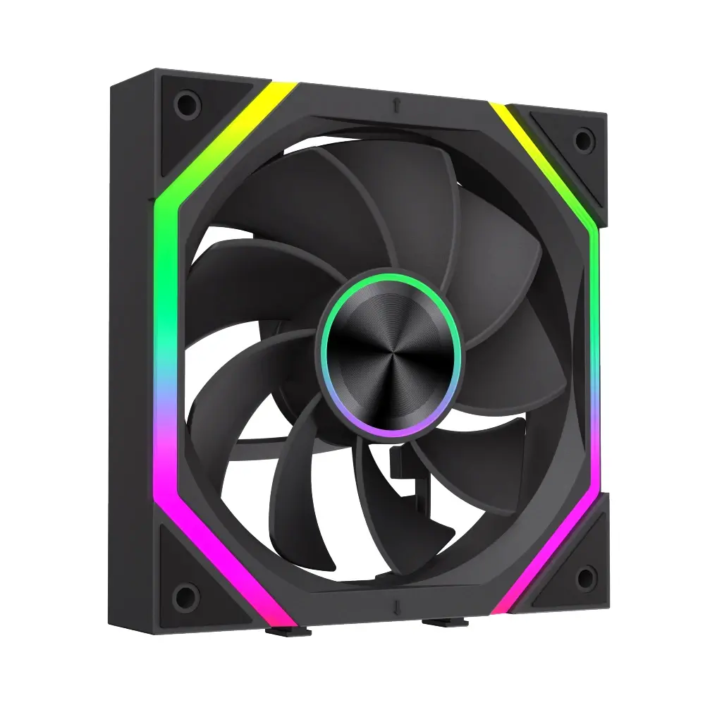 Gamemax Комплект вентилатори Fan Pack 3-in-1 3x120mm - FN12A-N2 WL-R - Reverse, Daisy-Chain, A-RGB - image 5