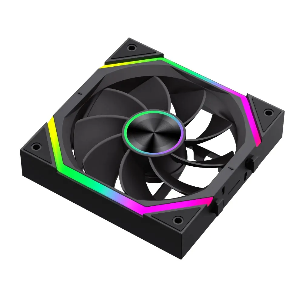 Gamemax Комплект вентилатори Fan Pack 3-in-1 3x120mm - FN12A-N2 WL-R - Reverse, Daisy-Chain, A-RGB - image 7