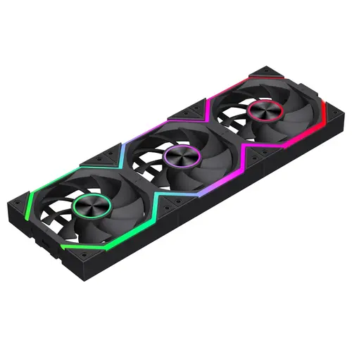 Gamemax Комплект вентилатори Fan Pack 3-in-1 3x120mm - FN12A-N2 WL - Daisy-Chain, A-RGB - 2