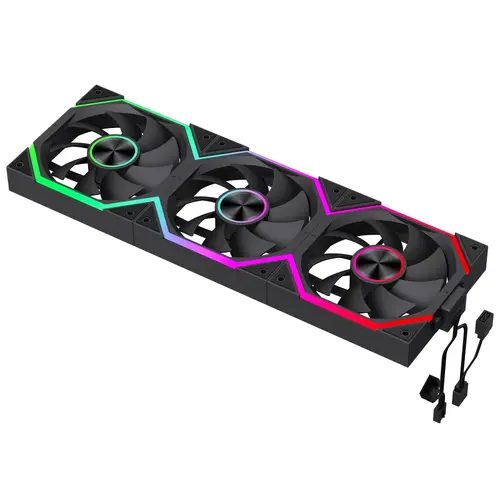 Gamemax Комплект вентилатори Fan Pack 3-in-1 3x120mm - FN12A-N2 WL - Daisy-Chain, A-RGB - 4