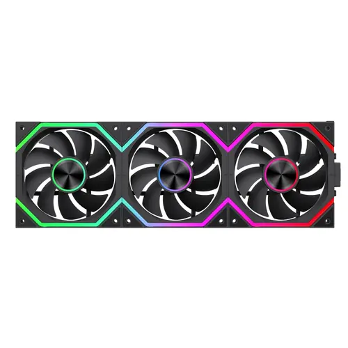Gamemax Комплект вентилатори Fan Pack 3-in-1 3x120mm - FN12A-N2 WL - Daisy-Chain, A-RGB - 1