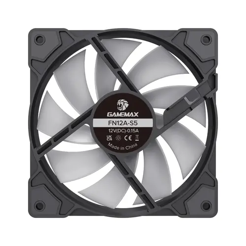 Gamemax вентилатор Fan 120mm - FN12A-S5 - Addressable RGB - 8