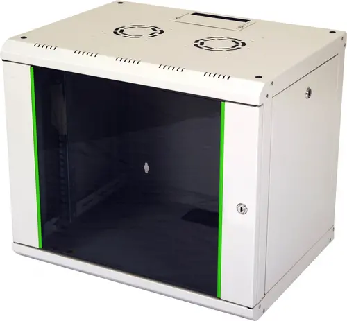 Шкаф Lande, ProLine 12U 19“ 600x450 монтаж на стена – сив - 1
