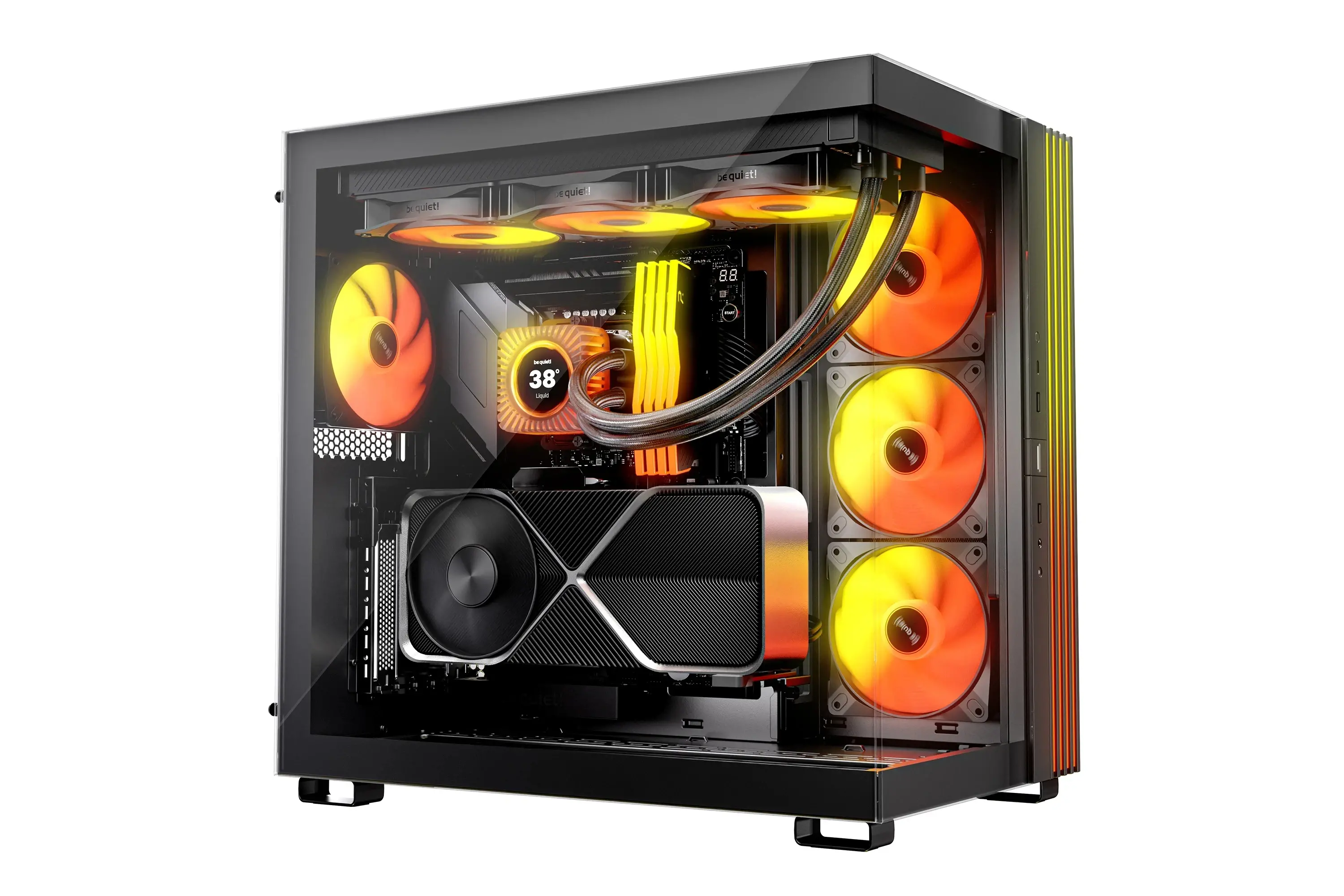 be quiet! водно охлаждане Water Cooling - LIGHT LOOP IO LCD 360mm - image 1