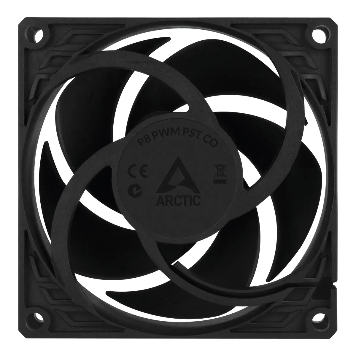 Arctic вентилатор Fan 80mm P8 PWM PST CO - black/black - 200-3000rpm - image 3