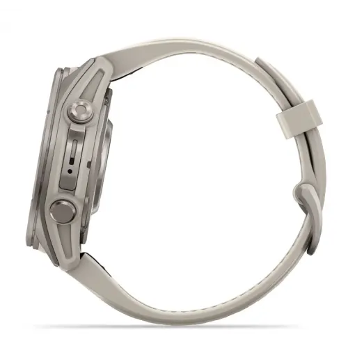 Garmin fēnix® 9 - 43 мм - Titanium с Fog Grey силиконова каишка 010-04761-01 - image 3