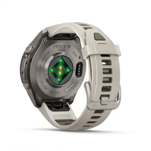Garmin fēnix® 9 - 43 мм - Titanium с Fog Grey силиконова каишка 010-04761-01 - 5