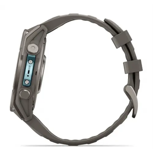 Garmin fēnix® 9 - 47 мм - Titanium с Pebble Grey силиконова каишка 010-04762-01 - 4