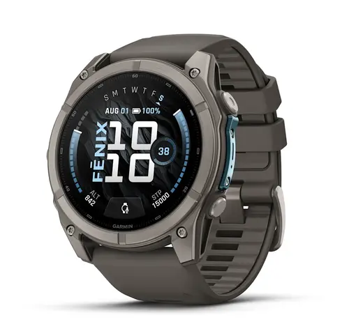 Garmin fēnix® 9 - 51 мм - Carbon gray DLC titanium с black силиконова каишка 010-04763-11 Garmin fēnix® 9 - 51 мм - Carbon gray DLC titanium с black силиконова каишка 010-04763-11