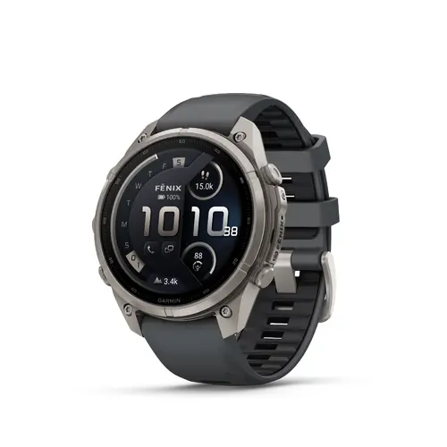 Garmin fēnix® 9 Pro, inReach® - 47 мм - Titanium с graphite/black силиконова каишка 010-04336-21 Garmin fēnix® 9 Pro, inReach® - 47 мм - Titanium с graphite/black силиконова каишка 010-04336-21