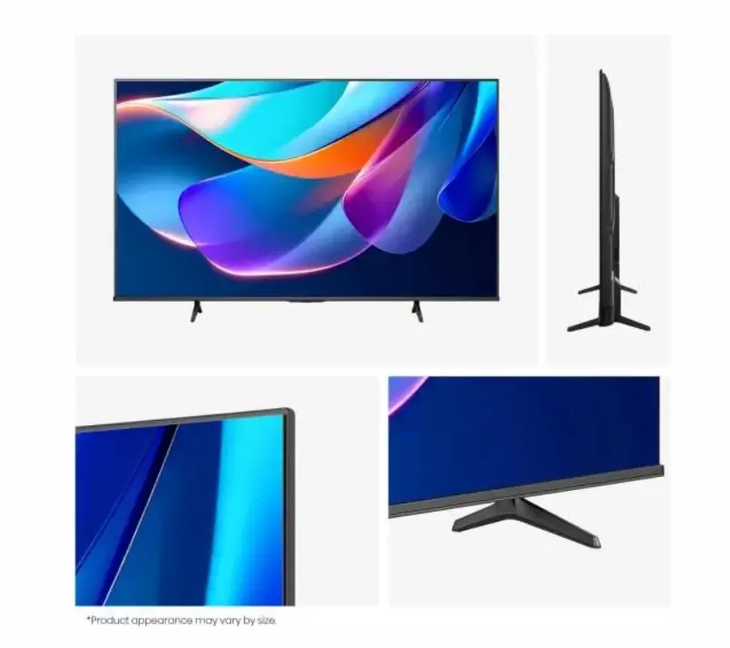 Телевизор, Hisense 50" A6S, 4K Ultra HD 3840x2160, DLED, DFA, Precision Colour, HDR 10+, HLG, Dolby Vision,Light sensor, Smart TV, WiFi, BT, AnyView Cast, Gaming Mode, 1xHDMI2 eArc, 3xHDMI, 2xUSB, LAN, CI+, DVB-T2/C/S2, Black - image 2