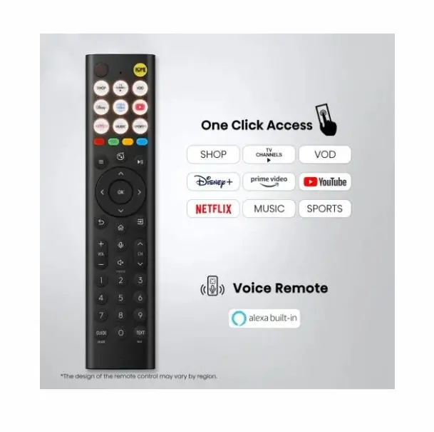 Телевизор, Hisense 65" E7S, 4K Ultra HD 3840x2160, QLED, Quantum Dot, HDR 10+, HLG, Dolby Vision, DTS Virtual X, Smart TV,Light Sensor,WiFi Direct, BT, Anyview Cast, 3xHDMI, 2xUSB, LAN, CI+, DVB-T2/C/S2, Black - image 2