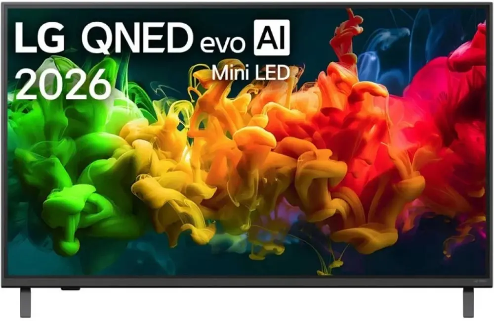 Телевизор, LG 43QNED81B3C, 43" 4K QNED MiniLED Smart TV, 3840x2160, DVB-T2/C/S2, Alpha 7 AI Processor, HDR10/HLG, webOS 26 ThinQ, VRR/ALLM/HGiG, 4K Super Upscaling, WiFi 5, Bluetooth 5.3, AirPlay 2, LAN, CI, HDMI, AI Sound Pro, Google Cast, SPDIF , Motion Booster