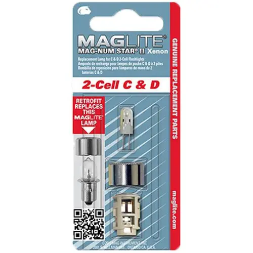 Крушки Maglite 2-Cell C & D, ксенон - 1