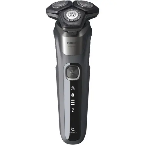 PHILIPS Електрическа самоpcъсначка series 5000 за сухо и мокро бръснене ножчета SteelPrecision калъф за съхранение - 1