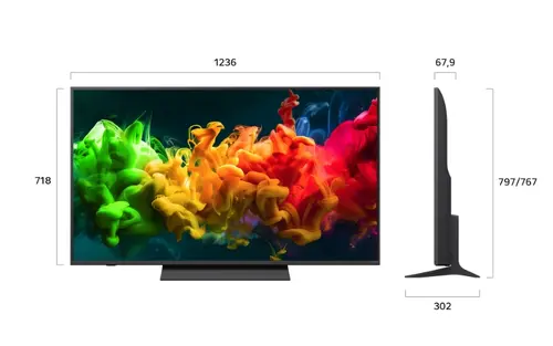 Телевизор, LG 55QNED81B3A, 55" 4K QNED MiniLED Smart TV, 3840x2160, DVB-T2/C/S2, Alpha 7 AI Processor, HDR10/HLG, webOS 26 ThinQ, VRR/ALLM/HGiG, 4K Super Upscaling, WiFi 5, Bluetooth 5.3, AirPlay 2, SPDIF, LAN, CI, HDMI, AI Sound Pro, Google Cast, Motion Booster - 2
