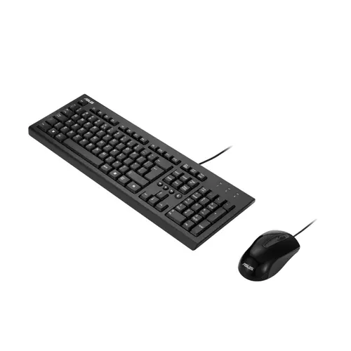 Комплект, Asus U2000 KEYBOARD+MOUSE/BK/UI//WIN11/COPILOT, Wired, Black - 2