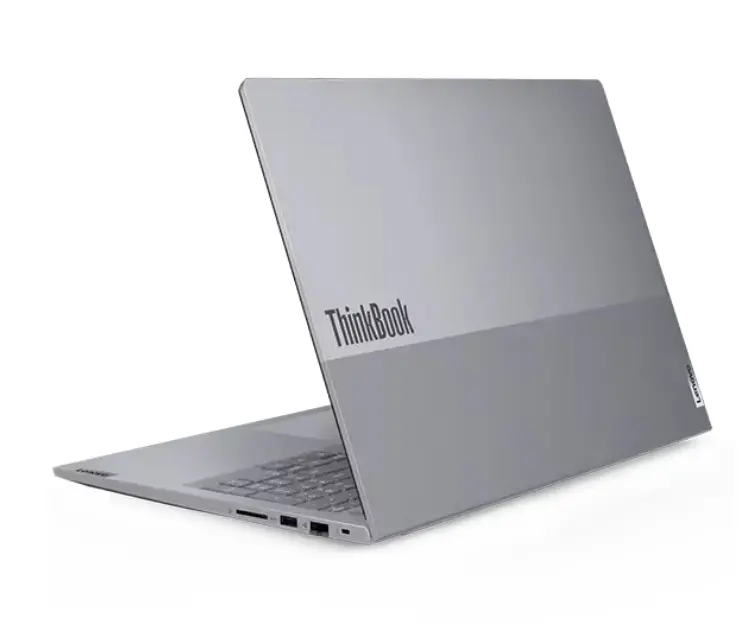 Лаптоп, Lenovo ThinkBook 16 G8 IRL, Intel Core 3 100U (up to 3.30GHz, 10MB), 8GB, 256GB SSD, 16" WUXGA (1920x1200) IPS AG,Intel Graphics, WLAN, BT, FPR, 1080P FHD, 3 Cell, Backlit, Luna Grey-Bulgarian, 3Y CCI - image 4